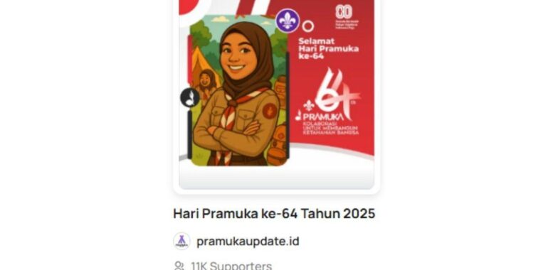 50 Twibbon Hari Pramuka 2025 Gratis & Instan 1 AA1Ku5q2